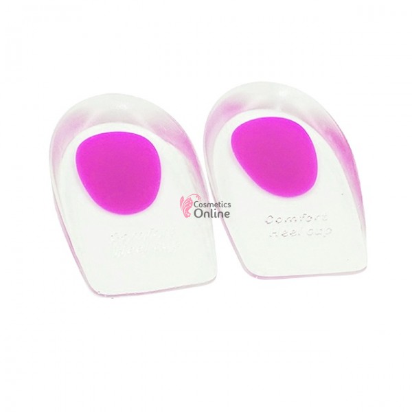Pernute din silicon BR037 pentru protectie calcai, 1 pereche Roz, art MJ 1124106